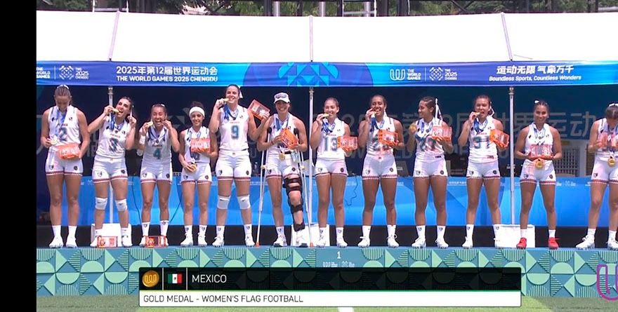 MÉXICO, BICAMPEÓN MUNDIAL DE FLAG FOOTBALL