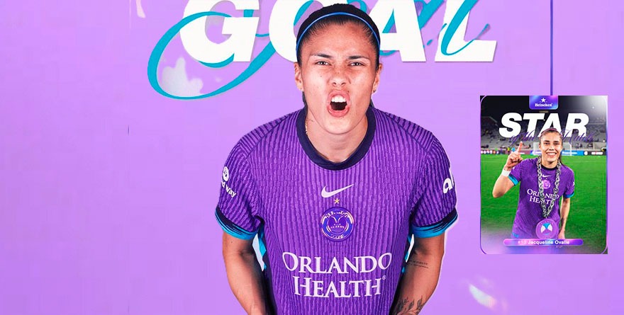 ANOTA OVALLE PRIMER GOL CON ORLANDO PRIDE