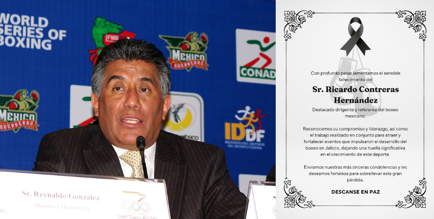 FALLECIÓ RICARDO CONTRERAS, EX PRESIDENTE DEL BOXEO MEXICANO
