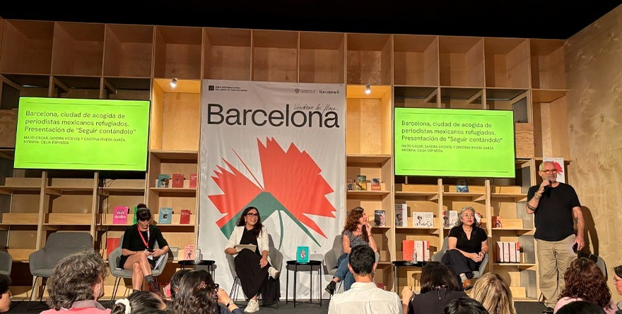 BARCELONA ACOGE Y PROTEGE A PERIODISTAS MEXICANOS