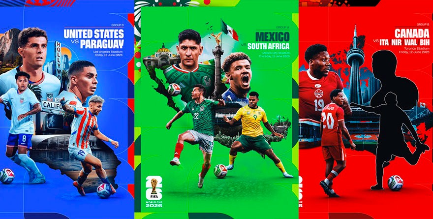 LISTOS HORARIOS Y SEDES DEL MUNDIAL