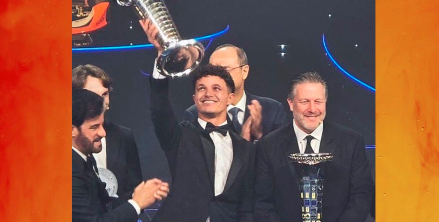 LANDO NORRIS LE GANA APUESTA A ZAK BROWN