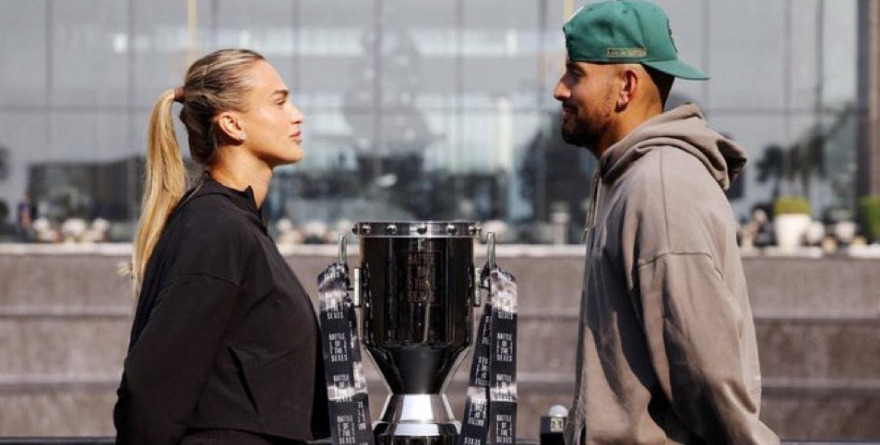 Kyrgios gana “Batalla de los Sexos”