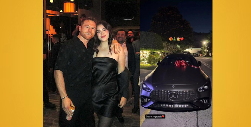 UN MERCEDES AMG GT, EL REGALO DE “CANELO” A SU HIJA