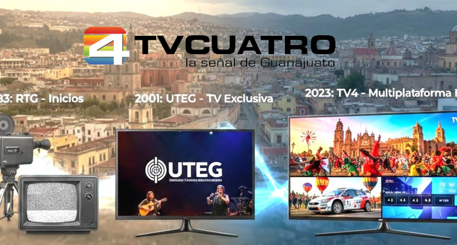 TV4: 40 AÑOS CONECTANDO A GUANAJUATO CON EL MUNDO