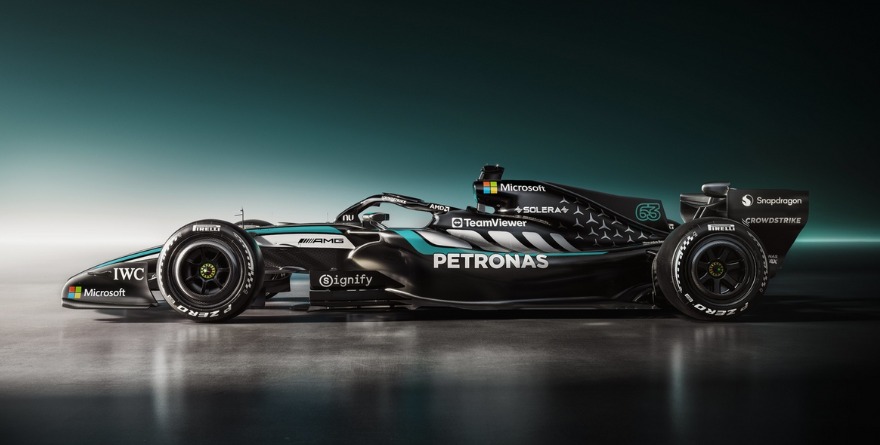 PRUEBA MERCEDES SU NUEVO AUTO EN SILVERSTONE