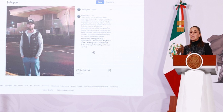 WEDDING FUE DETENIDO, ASEGURA SU ABOGADO