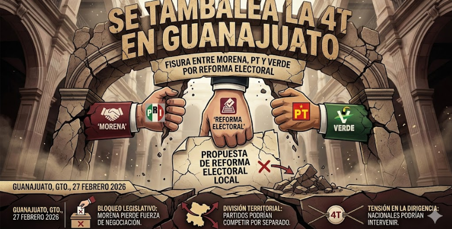 SE TAMBALEA LA 4T EN GUANAJUATO