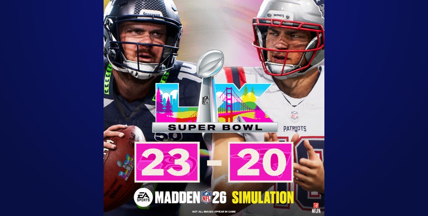 PRONOSTICA VIDEOJUEGO TRIUNFO DE LOS SEAHAWKS EN EL SB LX