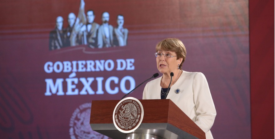 RESPALDA MÉXICO A MICHELLE BACHELET PARA ONU