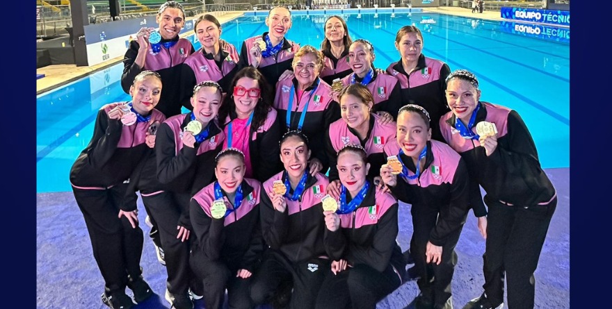 ORO PARA MÉXICO EN MUNDIAL DE NATACIÓN ARTÍSTICA
