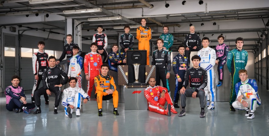LA FOTO OFICIAL DE LOS PILOTOS DE LA F1