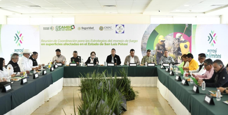 PRIORIZAN SEGURIDAD ANTE TEMPORADA DE FUEGO EN SLP