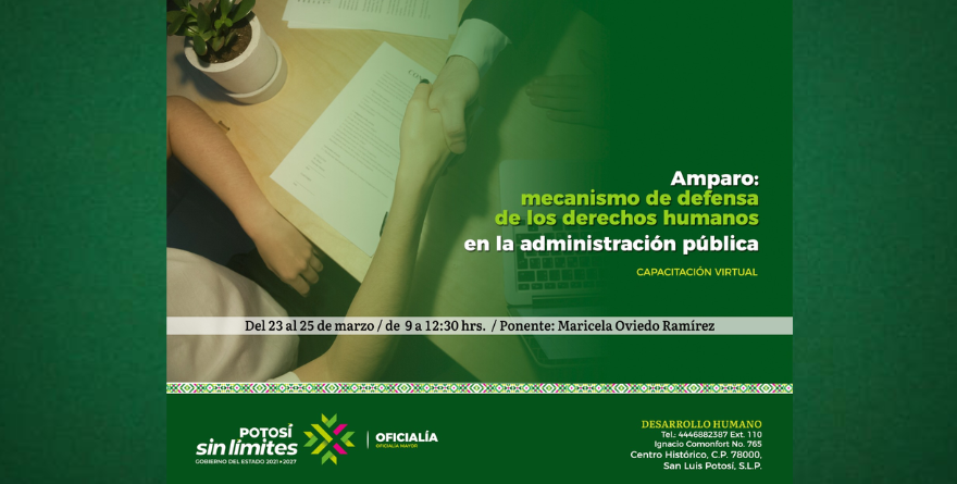 CAPACITAN A SERVIDORES DE SLP EN DERECHOS HUMANOS