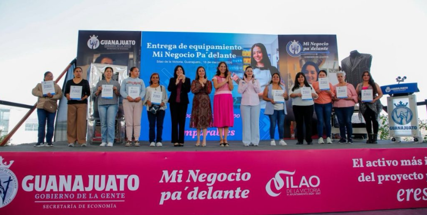 ENTREGAN APOYOS A EMPRENDEDORAS CON “MI NEGOCIO PA’DELANTE”