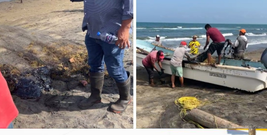 CIERRAN PLAYAS POR DERRAME