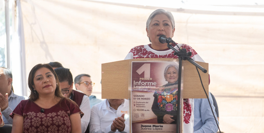 MÁS QUE LEYES, COMPROMISOS CUMPLIDOS, EL INFORME DE LA DIPUTADA JUANA MARÍA JUÁREZ