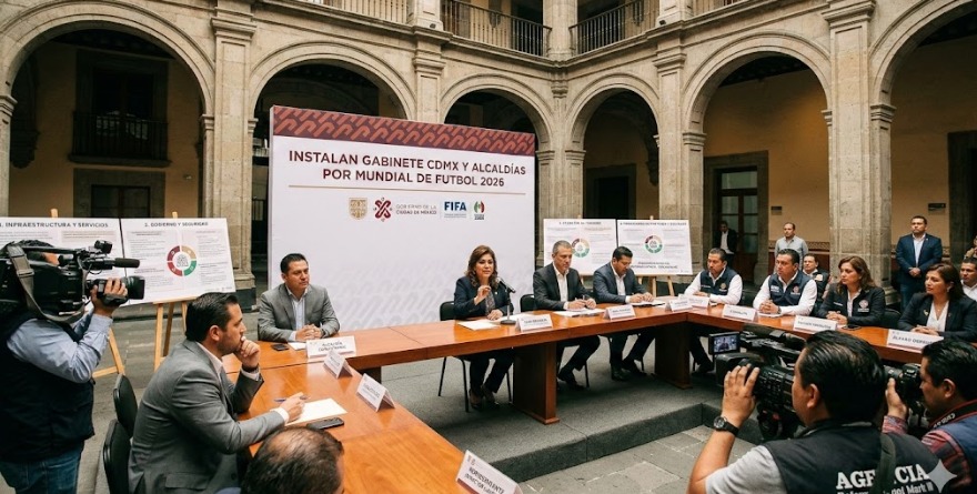 INSTALAN GABINETE CDMX Y ALCALDÍAS POR MUNDIAL DE FUTBOL
