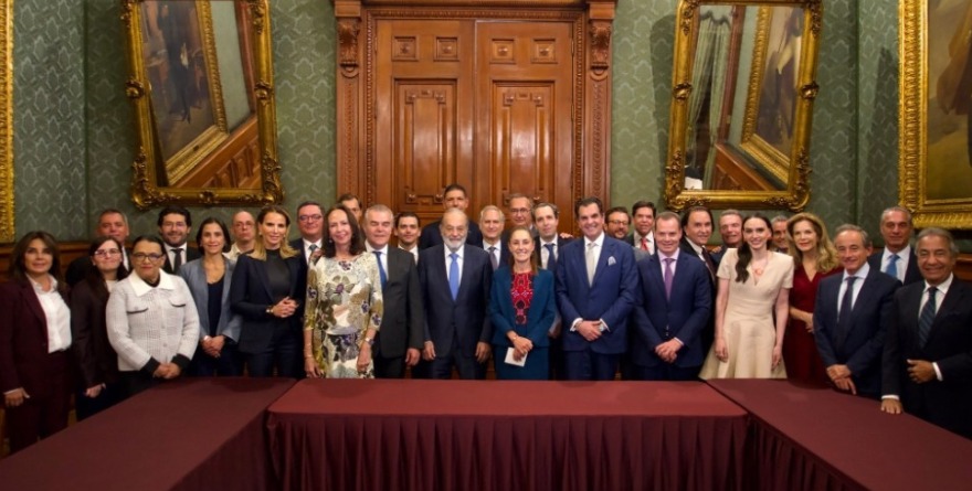 SE REÚNE SHEINBAUM CON CONSEJO EMPRESARIAL POR PLAN MÉXICO