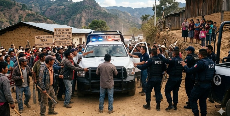 RETIENEN A PERSONAL DE FISCALÍA EN ATLIXTAC