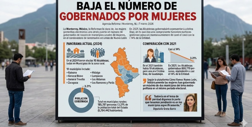 BAJA EL NÚMERO DE GOBERNADOS POR MUJERES