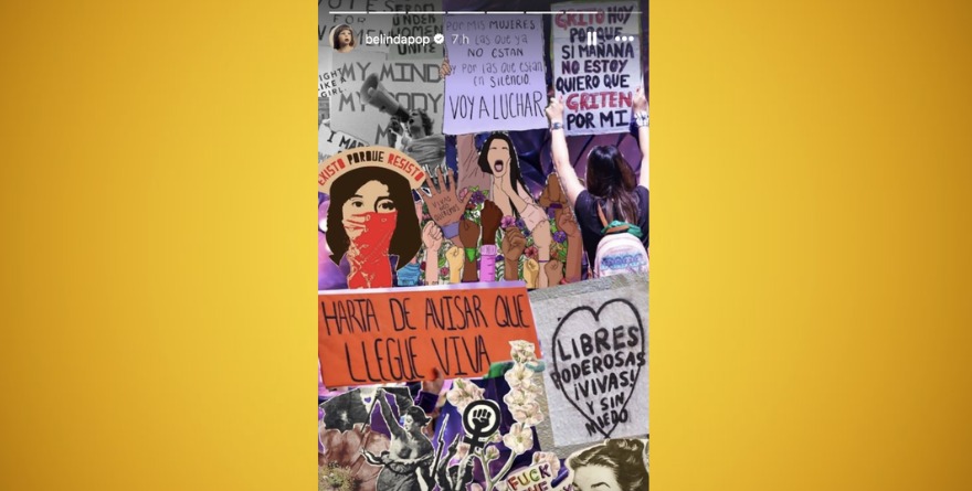 MARIANA SEOANE LEVANTÓ LA VOZ POR LAS MUJERES