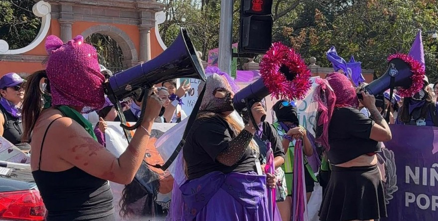 SALDO BLANCO EN LAS MOVILIZACIONES DEL 8M EN GUANAJUATO