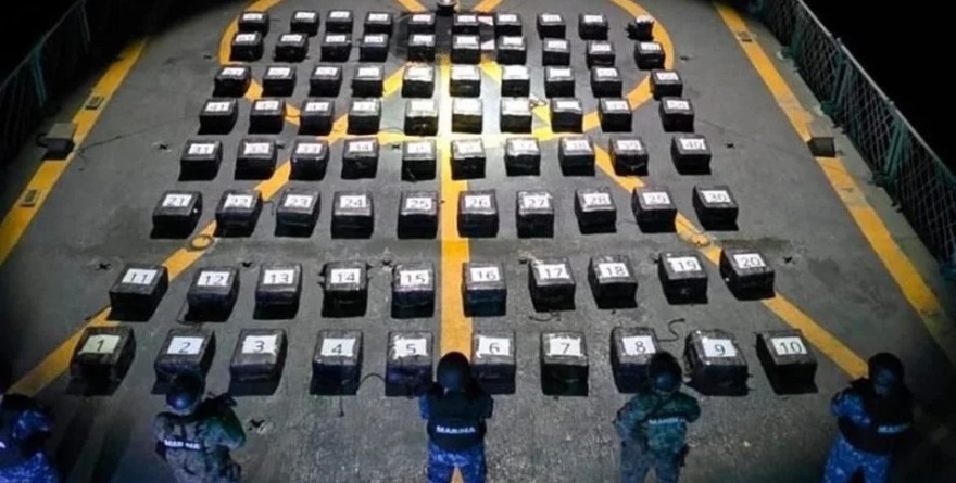 INCAUTAN POR MAR 2 TON. DE COCAÍNA