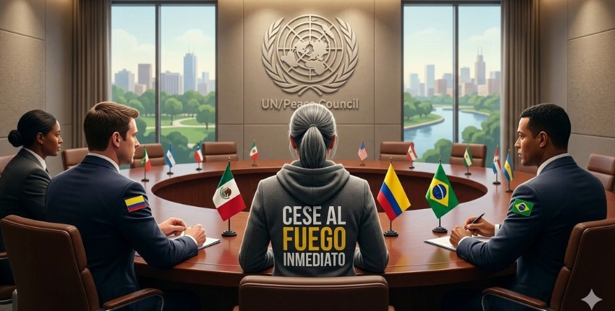 URGEN MÉXICO, COLOMBIA Y BRASIL CESAR FUEGO EN MEDIO ORIENTE