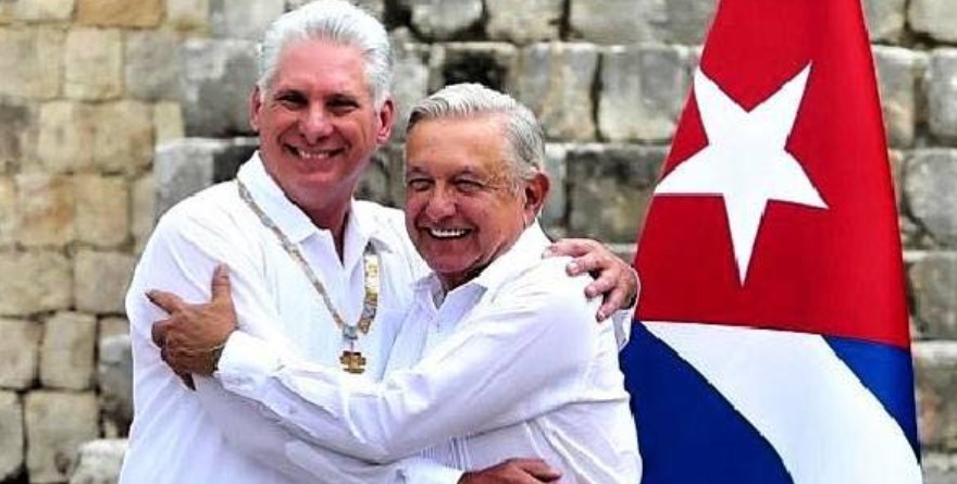 AGRADECE DÍAZ-CANEL ‘PERMANENTE’ APOYO DE AMLO A CUBA