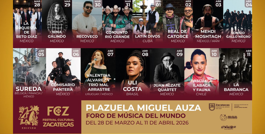 PRESENTA FESTIVAL DE ZACATECAS A BILLY IDOL Y CADILLACS