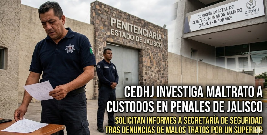 PIDE INFORMES CEDHJ SOBRE MALTRATO A CUSTODIOS EN PENALES