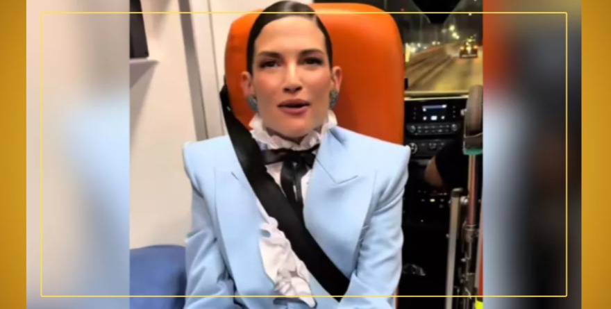 NATALIA JIMÉNEZ USA AMBULANCIA PARA FIESTA