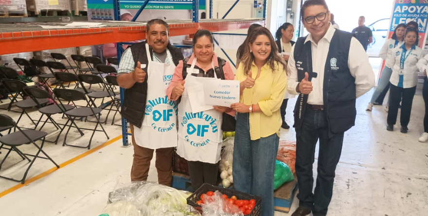 DIF FORTALECE COMEDORES ESCOLARES EN LEÓN
