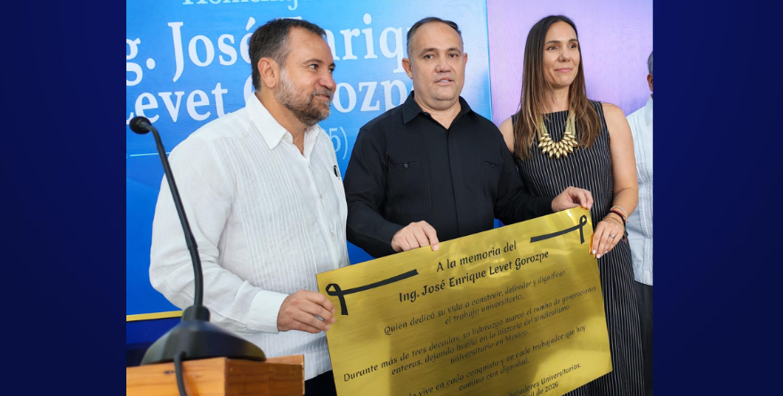 EL SINDICALISMO UNIVERSITARIO HONRA A SU GRAN LÍDER