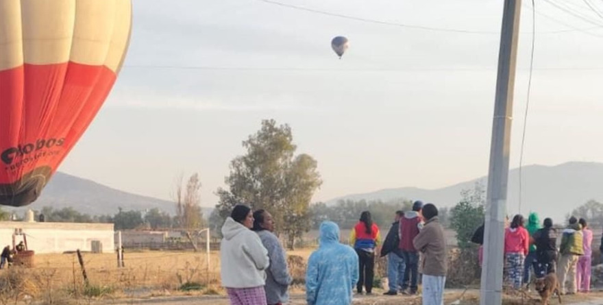SUSPENDE A 3 EMPRESAS DE GLOBOS AEROSTÁTICOS EN TEOTIHUACÁN