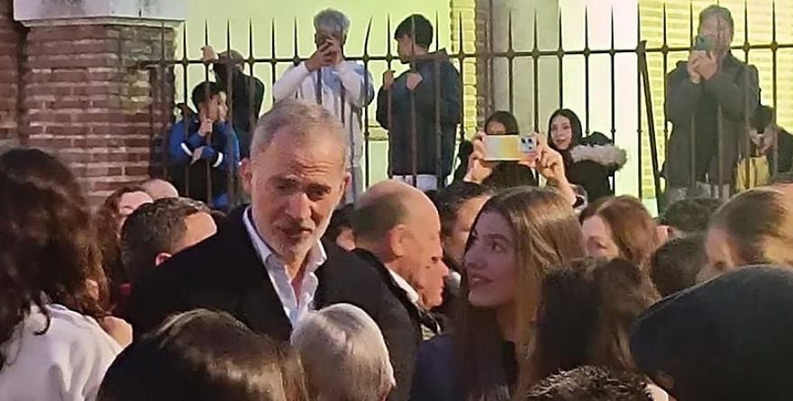 FELIPE Y LETIZIA SORPRENDEN EN SEMANA SANTA EN MADRID