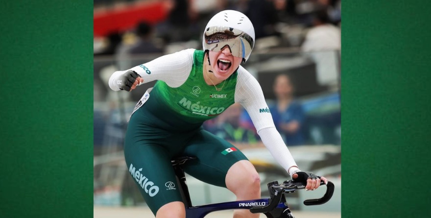 GANA YARELI ACEVEDO PLATA EN COPA MUNDIAL DE CICLISMO