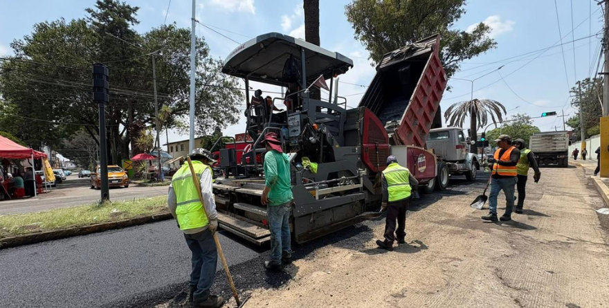 EL ‘TREN DE PAVIMENTACIÓN’ AVANZA EN PUEBLA