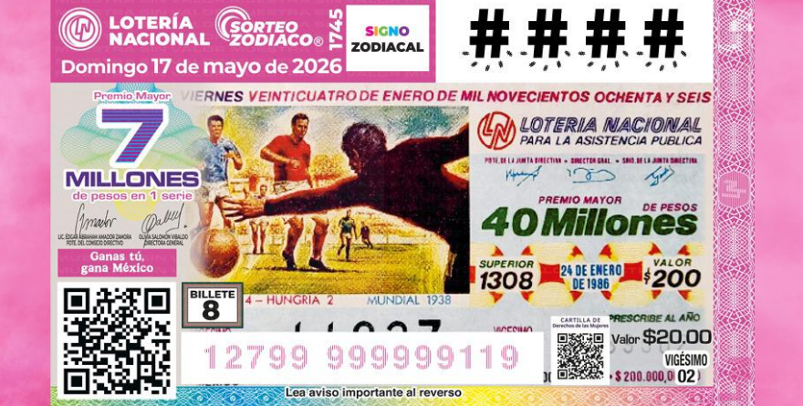 LOTERÍA NACIONAL Y PANINI REVIVEN LA MAGIA DE MÉXICO 86 E ITALIA 38