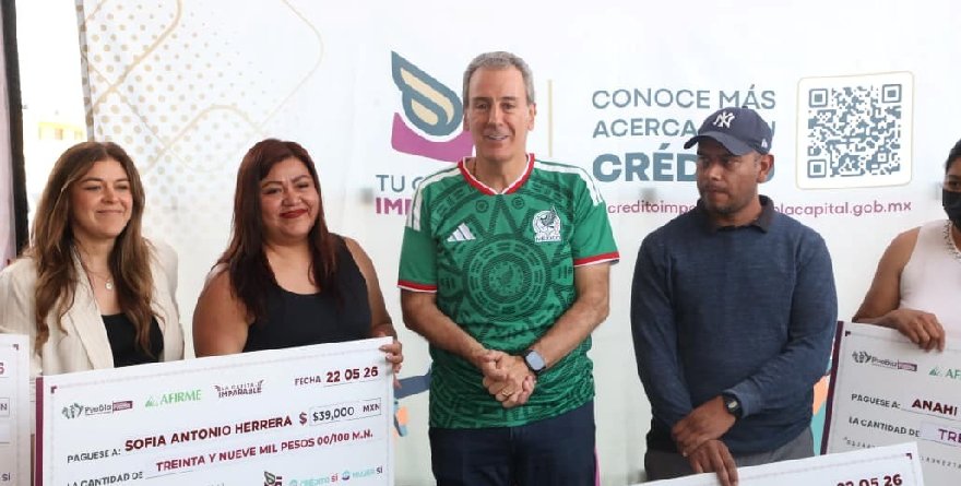 FORTALECE PEPE CHEDRAUI ECONOMÍA LOCAL CON ENTREGA DE APOYOS DE “TU CRÉDITO IMPARABLE”