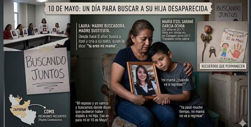 10 DE MAYO: UN DÍA PARA BUSCAR A SU HIJA DESAPARECIDA