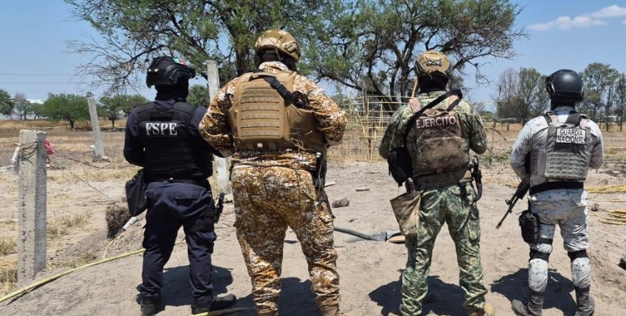 FSPE, EJÉRCITO Y GUARDIA NACIONAL DESMANTELAN RED ILEGAL EN VILLAGRÁN