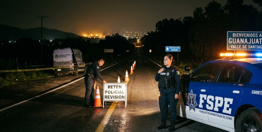 ACTIVAN BLINDAJE POLICIAL EN VALLE DE SANTIAGO, SALAMANCA E IRAPUATO