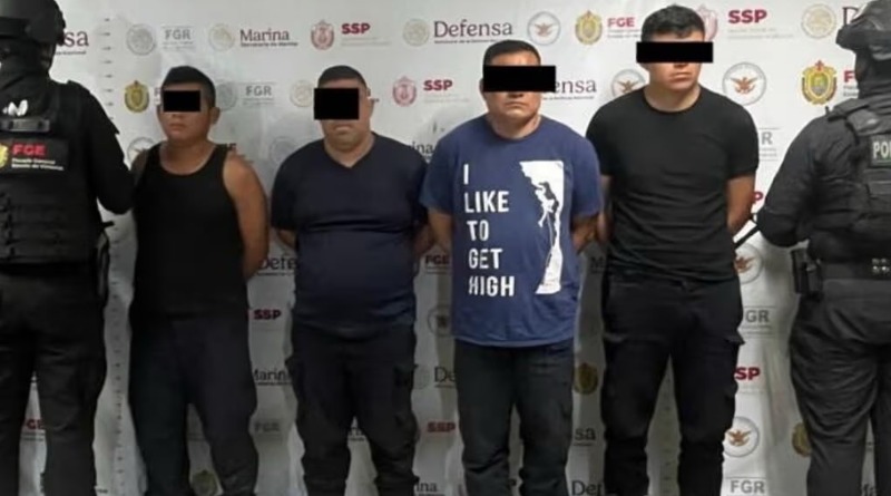 4 AGENTES POLICIALES DE VERACRUZ ARRESTADOS POR PLAGIO DE PERIODISTA