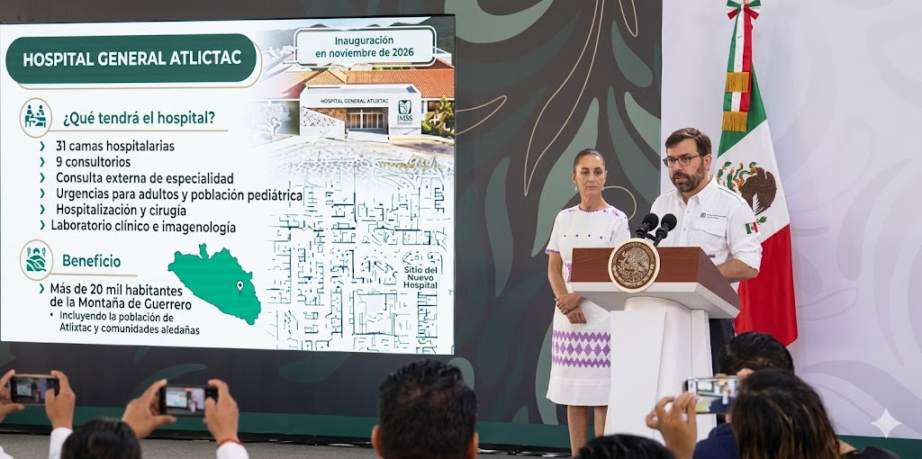 MÁS SALUD PARA LA MONTAÑA, CON EL NUEVO HOSPITAL DE ATLIXTAC