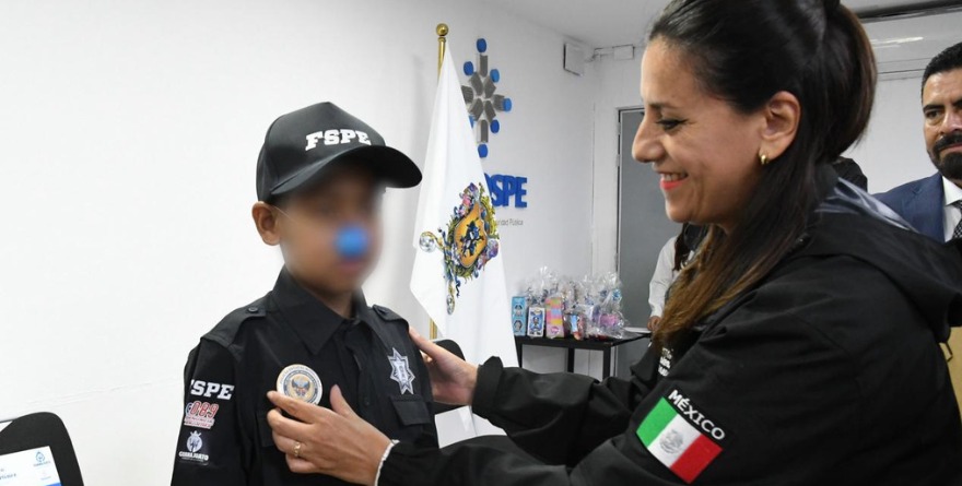 CUMPLEN INFANCIAS SU SUEÑO: SER POLICÍAS POR UN DÍA 