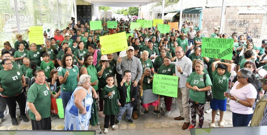 GALLARDO ARRANCA OBRAS, ADIÓS AL REZAGO EN BELLAS LOMAS