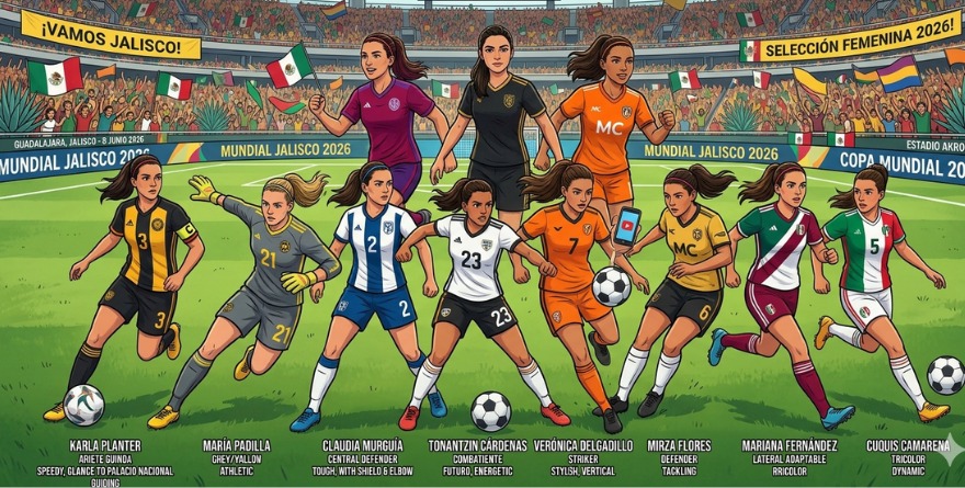 ALINEACIÓN DEL CUADRO FEMENIL DE JALISCO REVELADA
