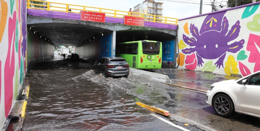 CAOS Y DESORDEN EN TLALPAN POR MURALES EN DRENAJE